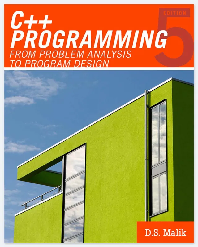 Reference Book – C++ Programming by D. S. Malik